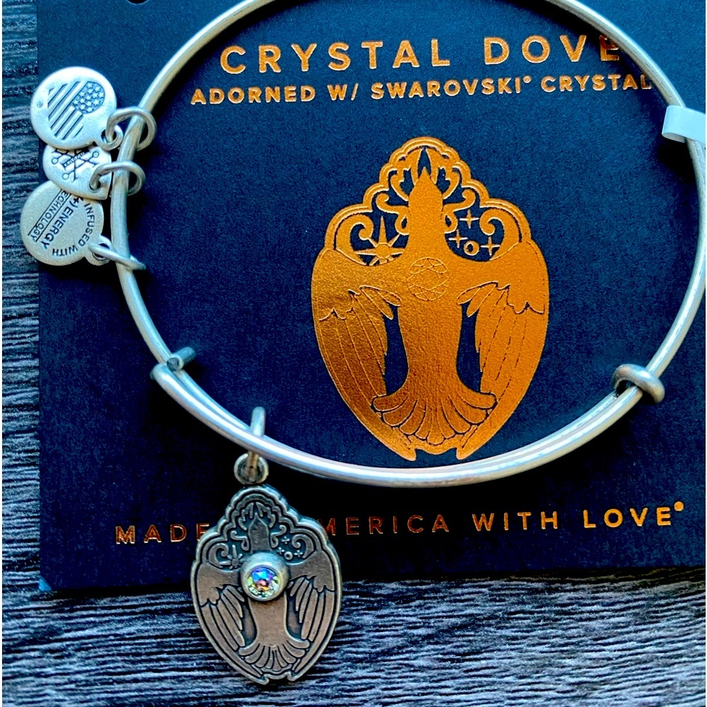 Alex and Ani: Crystal Dove Bracelet